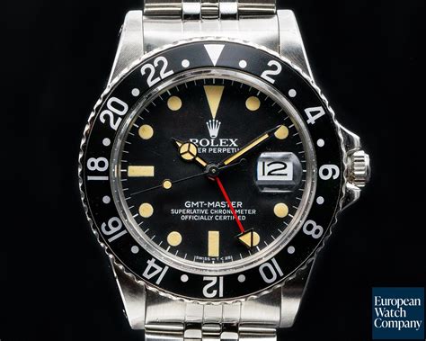 SOLD 1982 Rolex GMT 16750 matte dial 